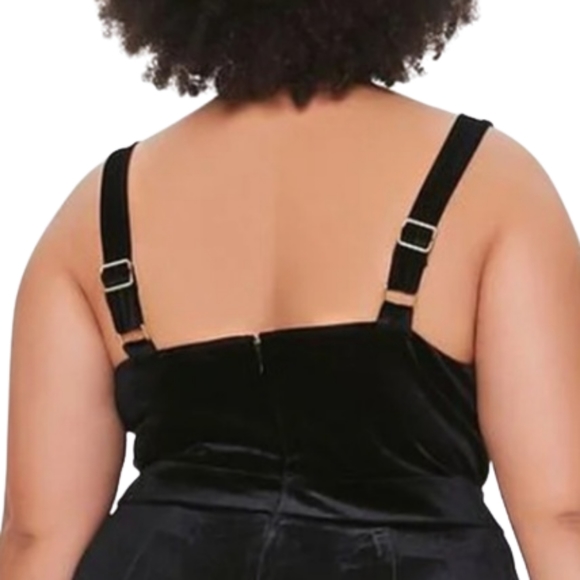 BLACK VELVET ☆ HOLIDAY JUMPSUIT ☆ 3x ☆ NWT - Picture 7 of 9